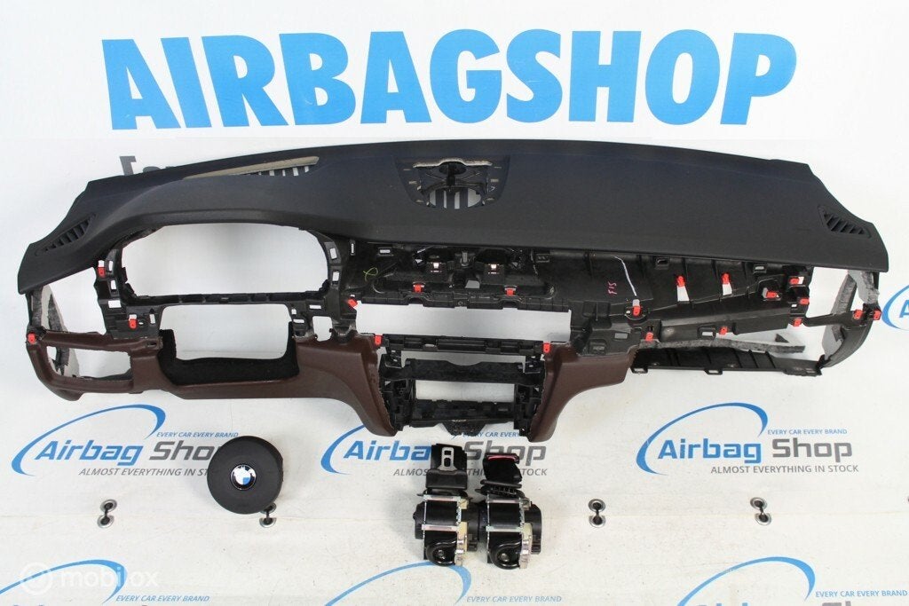 Airbag kit - Tableau de bord M noir brun HUD BMW X5 F15, Autos : Pièces & Accessoires, Enlèvement ou Envoi, Utilisé