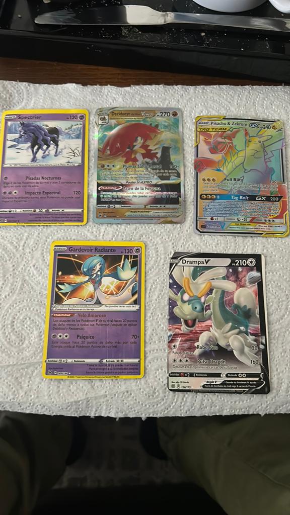 Lot de carte Pokémon comme dans les photos, Enlèvement ou Envoi, Utilisé