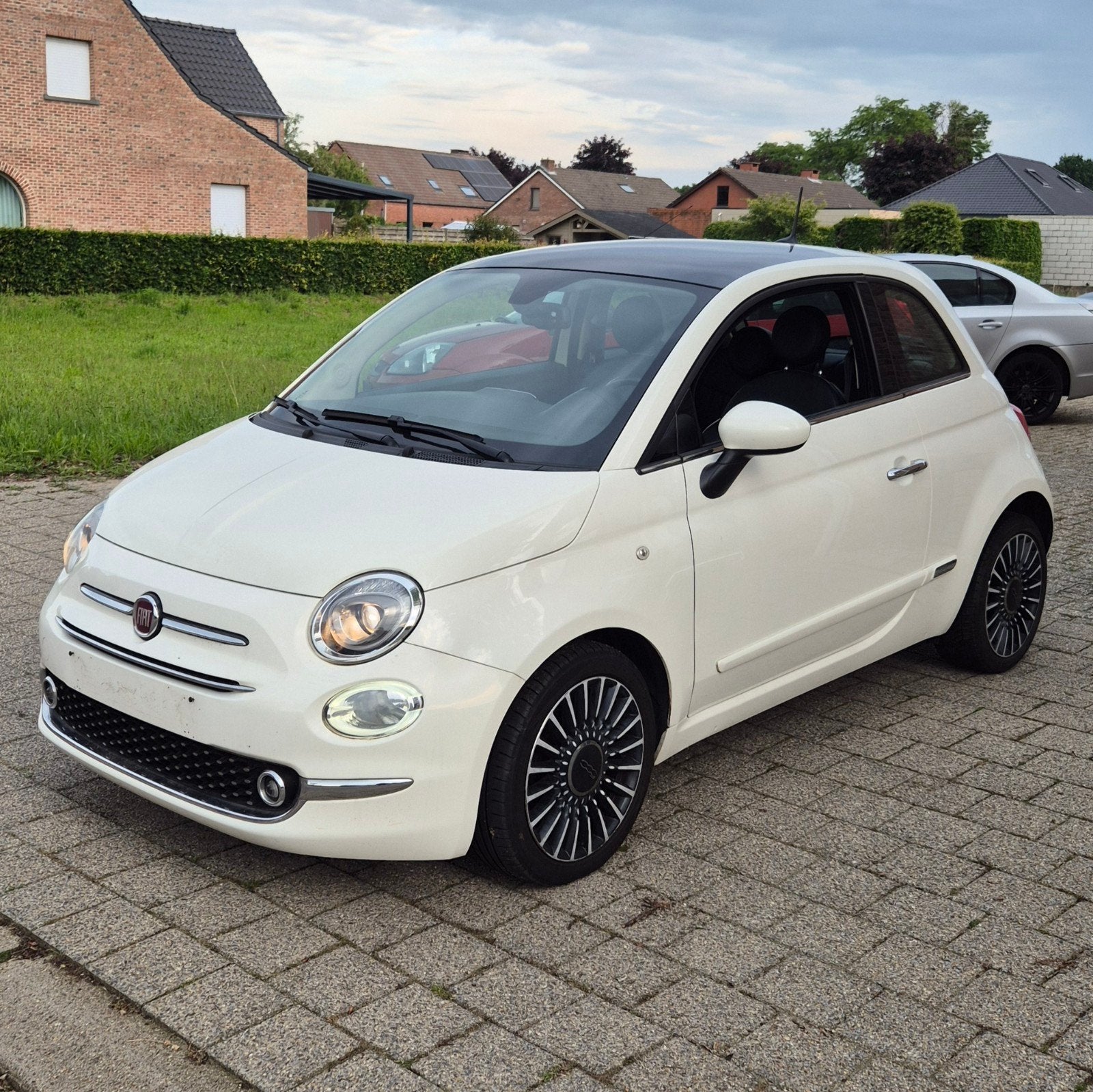 Fiat 500 Full option Pano/Leer/Navi/Airco etc, Autos, Fiat, Cuir, Achat, Euro 6, Boîte manuelle