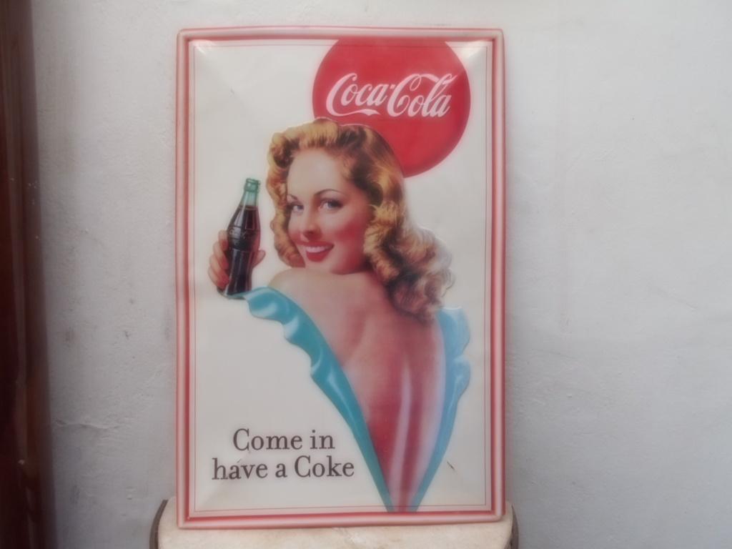 reklameplaat-COCA-COLA-metaal, Ophalen of Verzenden