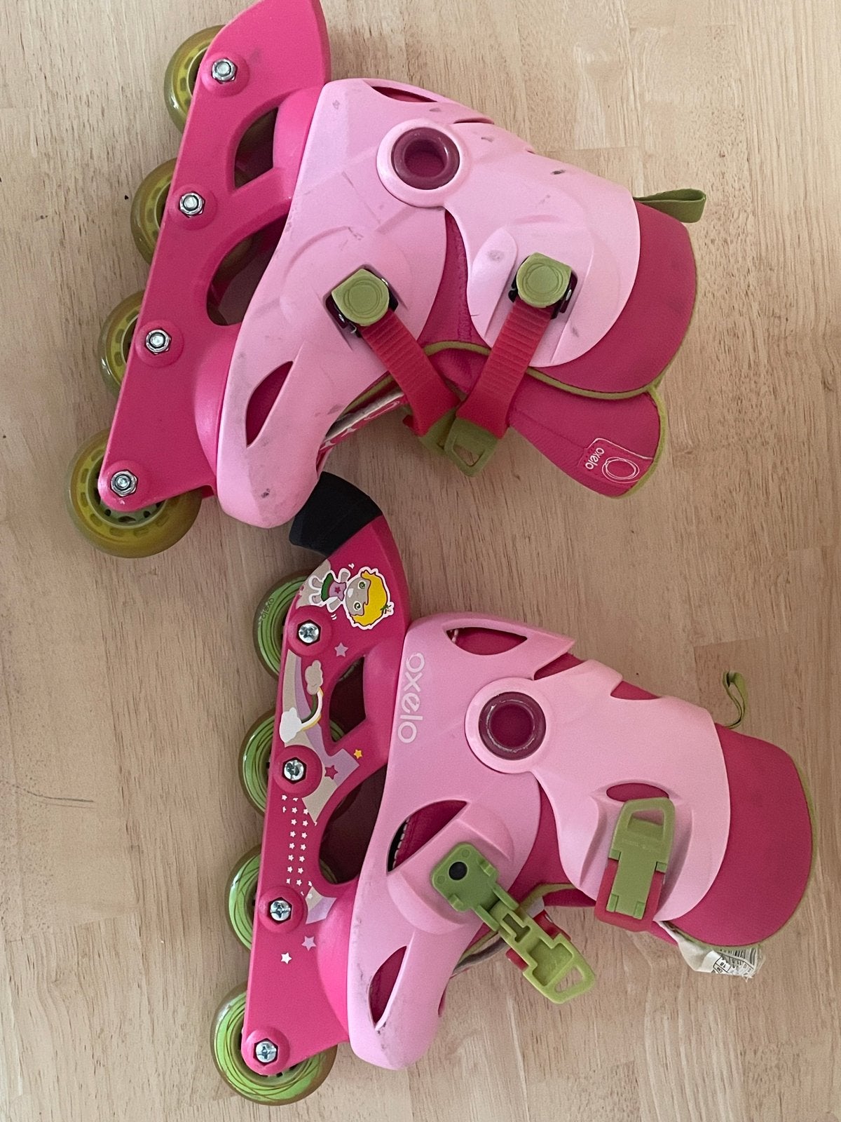 OXELO Play3 children's skates pink size eu 28 to 30, Kinderen en Baby's, Speelgoed | Buiten | Rolschaatsen, Ophalen, Zo goed als nieuw