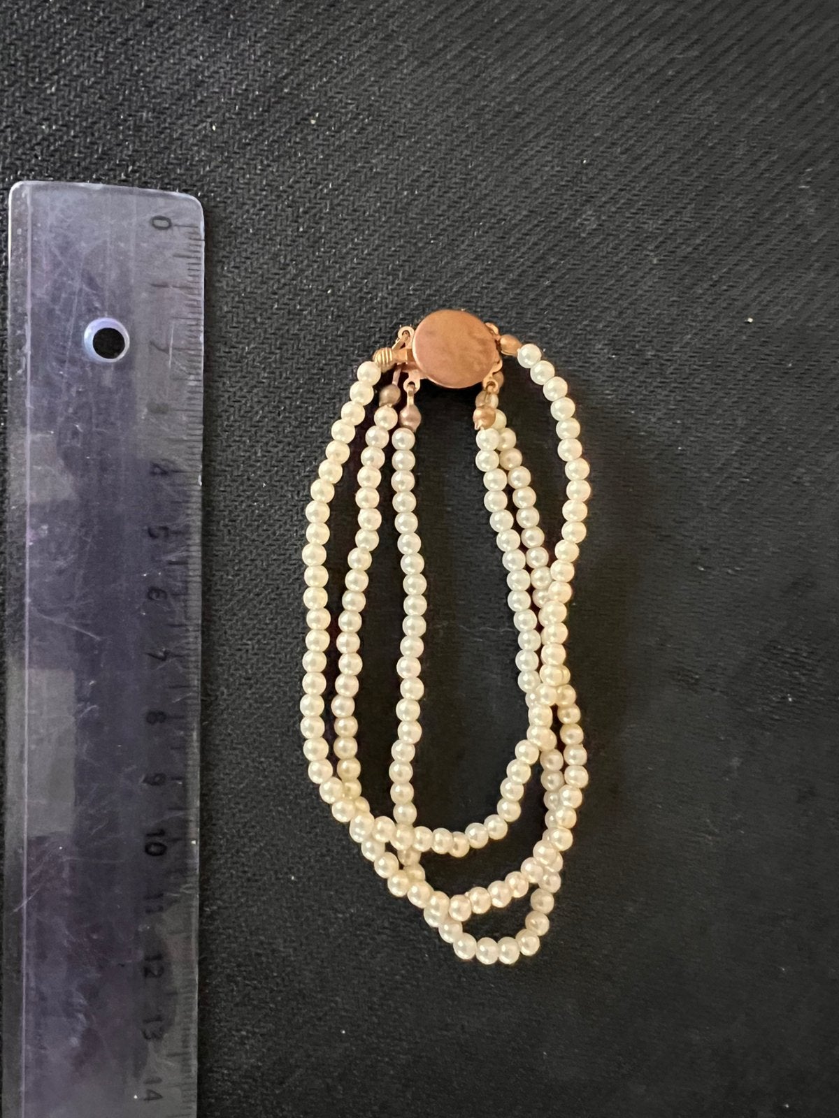 Armband met parels, Ophalen of Verzenden, Zo goed als nieuw, Wit