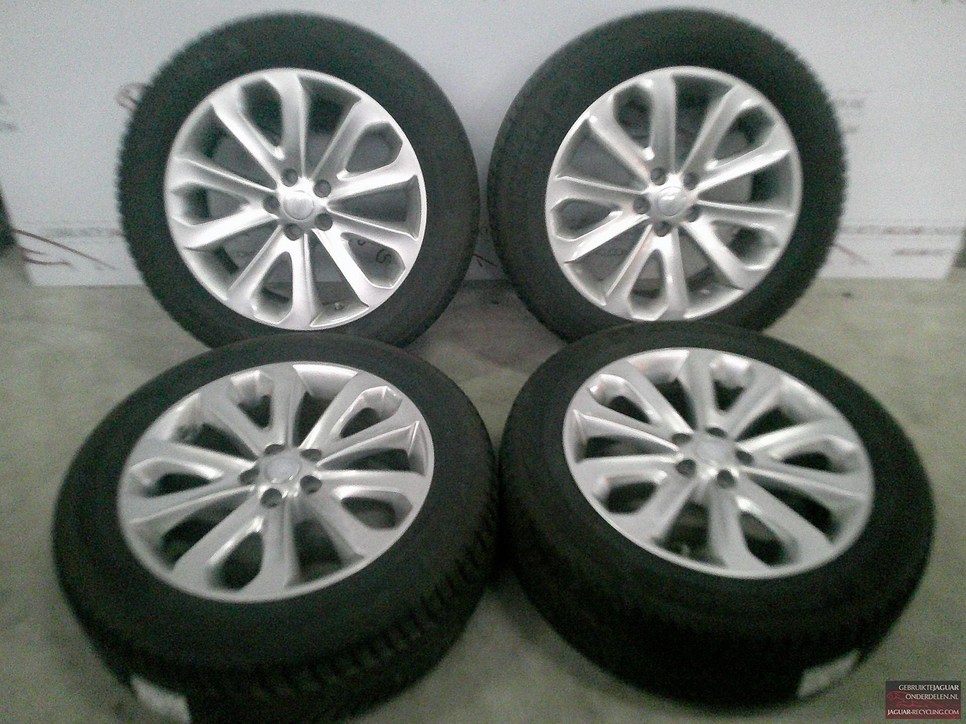 20″ velgen set 5 dubbele spaak Range Rover Sport L494 met Mi, Auto-onderdelen, Banden en Velgen, Banden en Velgen, 20 inch, 255 mm