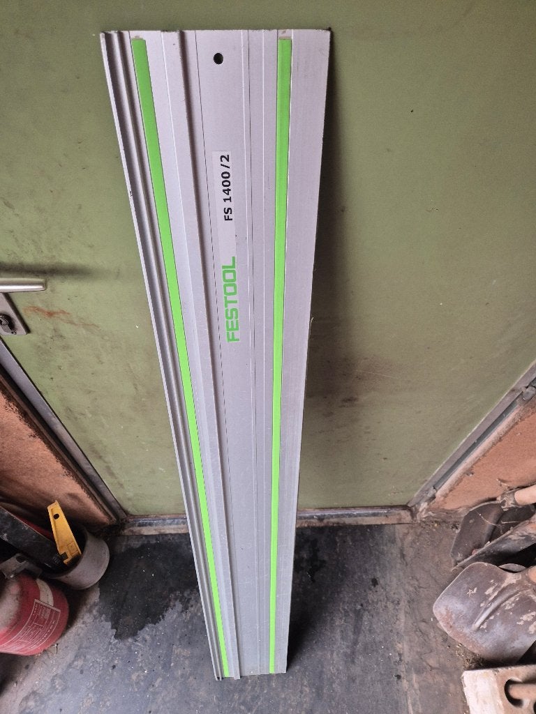 Festool Geleiderail FS 1400/2 + verbindingen+schroefklemmen, Bricolage & Construction, Enlèvement, Neuf, Festool