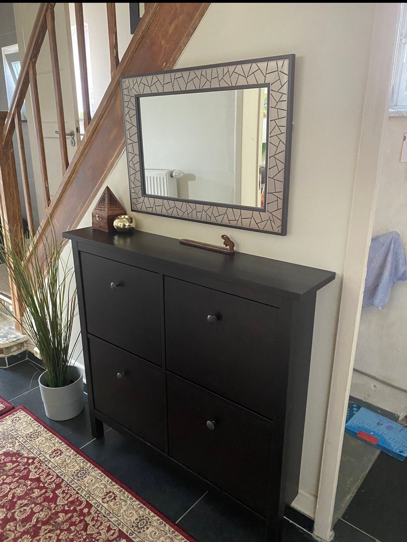 Zeer nette schoenenkast met spiegel te koop, Huis en Inrichting, Ophalen, Zo goed als nieuw