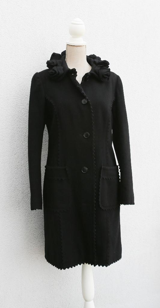 Zwarte jas van Moschino T38, Kleding | Dames, Jassen | Winter, Maat 38/40 (M), Zwart, Gedragen, Moschino