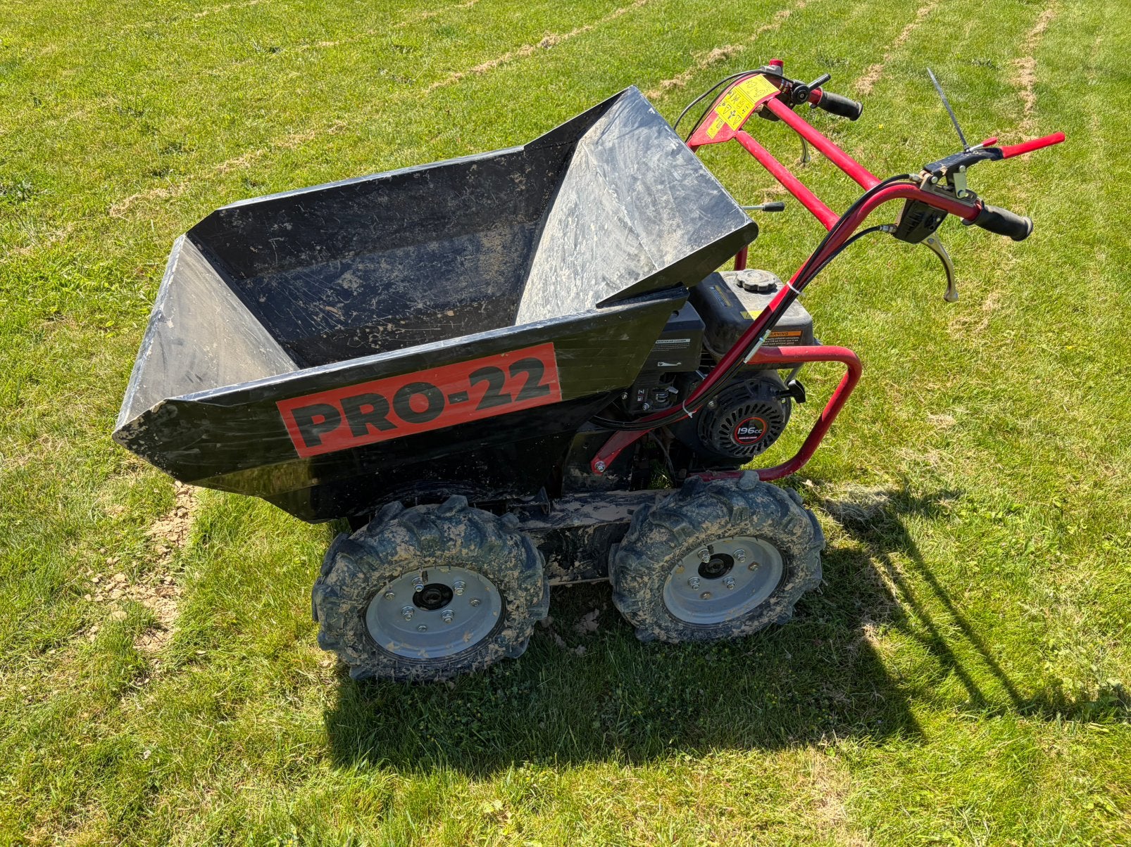 Powered wheelbarrow pro 22, Ophalen, Zo goed als nieuw