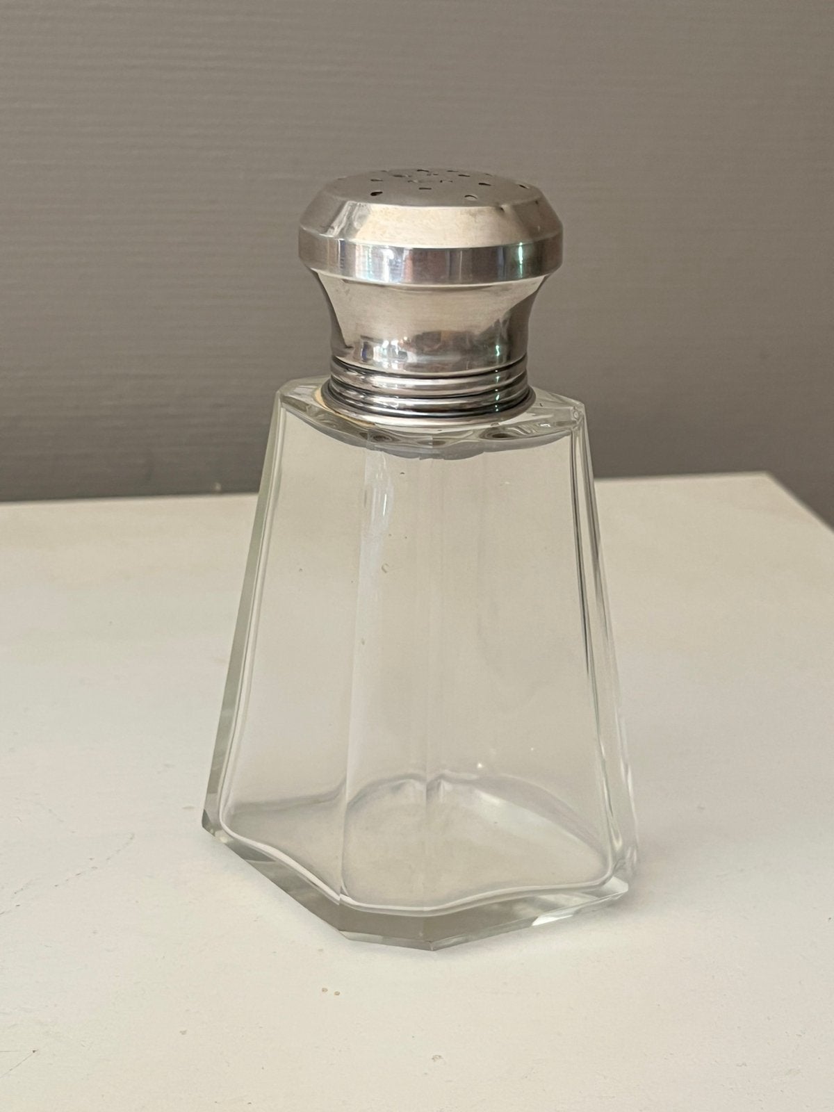 Ancien sou poudrier argent et cristal, Antiquités & Art, Enlèvement