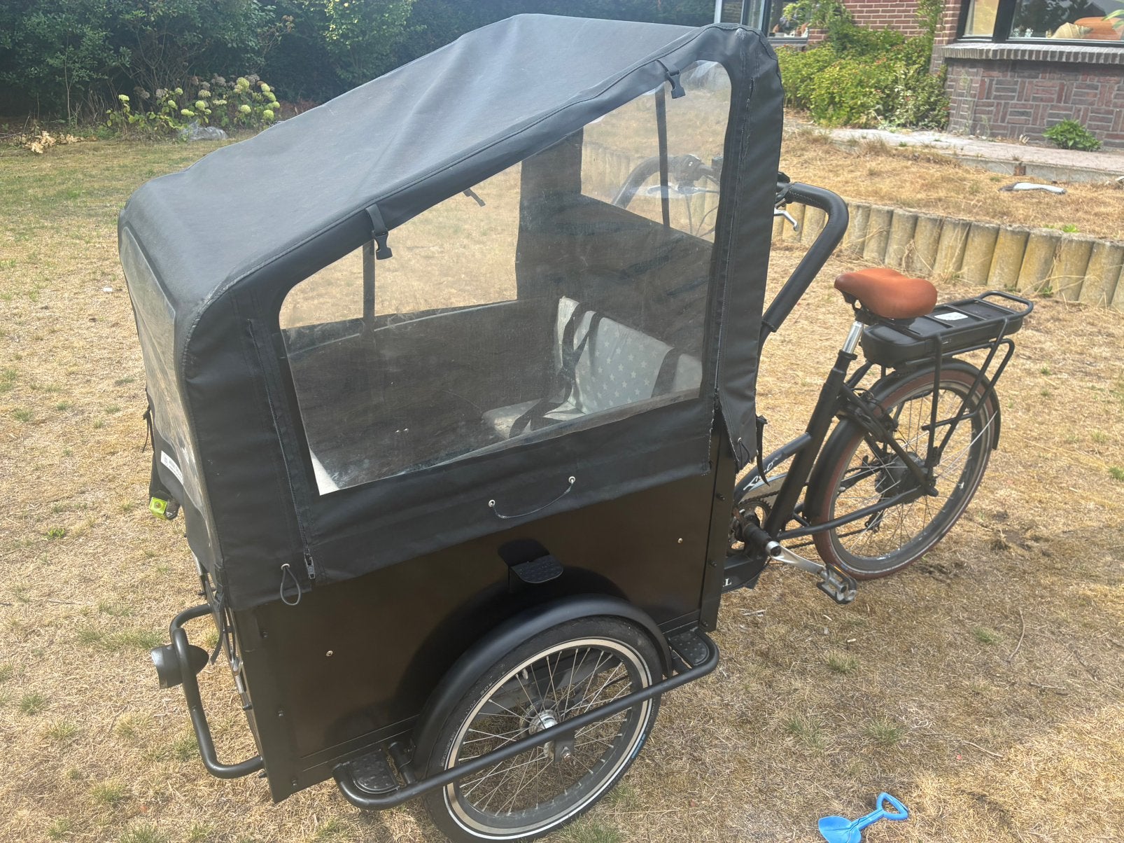 Elektrische troy bakfiets te koop, brengen mogelijk, Ophalen of Verzenden, Zo goed als nieuw, 4 kinderen of meer, Elektrisch
