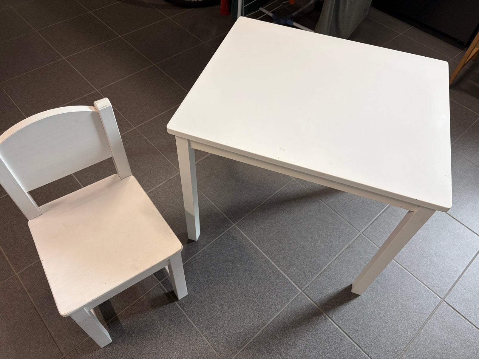 Kritter kindertafen en stoel Ikea, Ophalen, Zo goed als nieuw