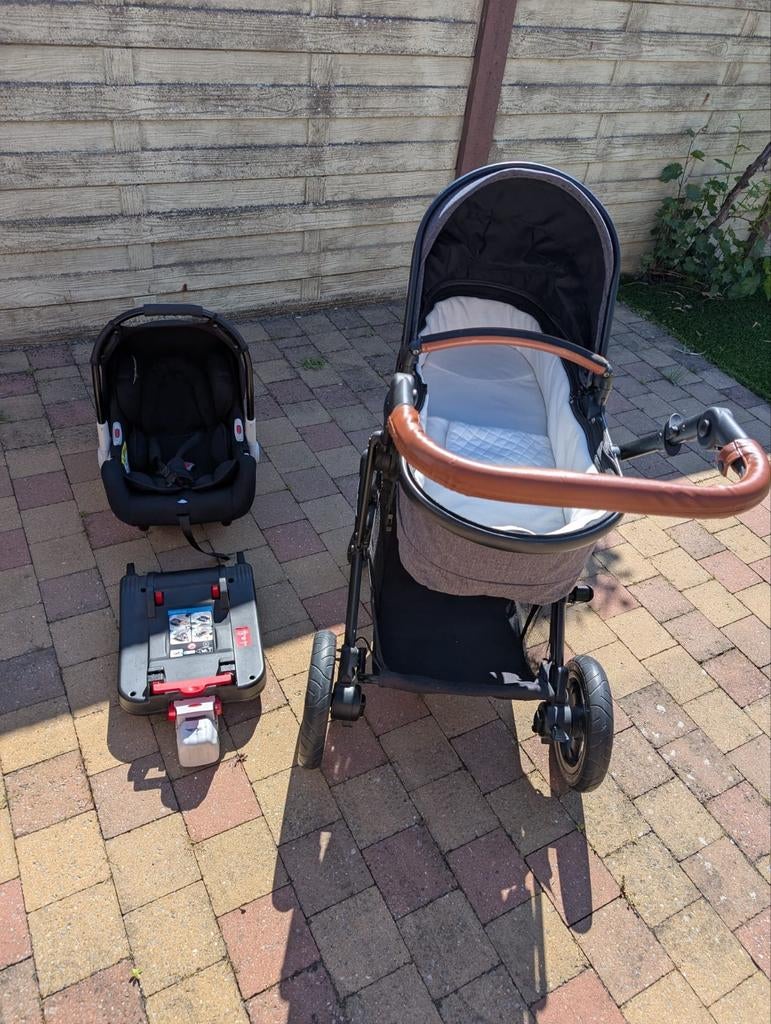 Kinderwagen + maxi cosi + isofix + inclusief alle onderdelen, Kinderen en Baby's, Ophalen, Kinderwagen