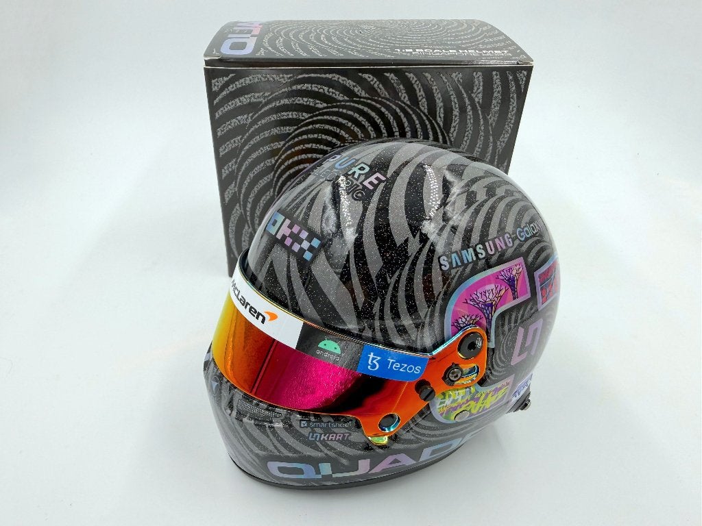 1/2 helmet casque F1 Norris 2023 Singapore (McLaren), Collections, Enlèvement ou Envoi