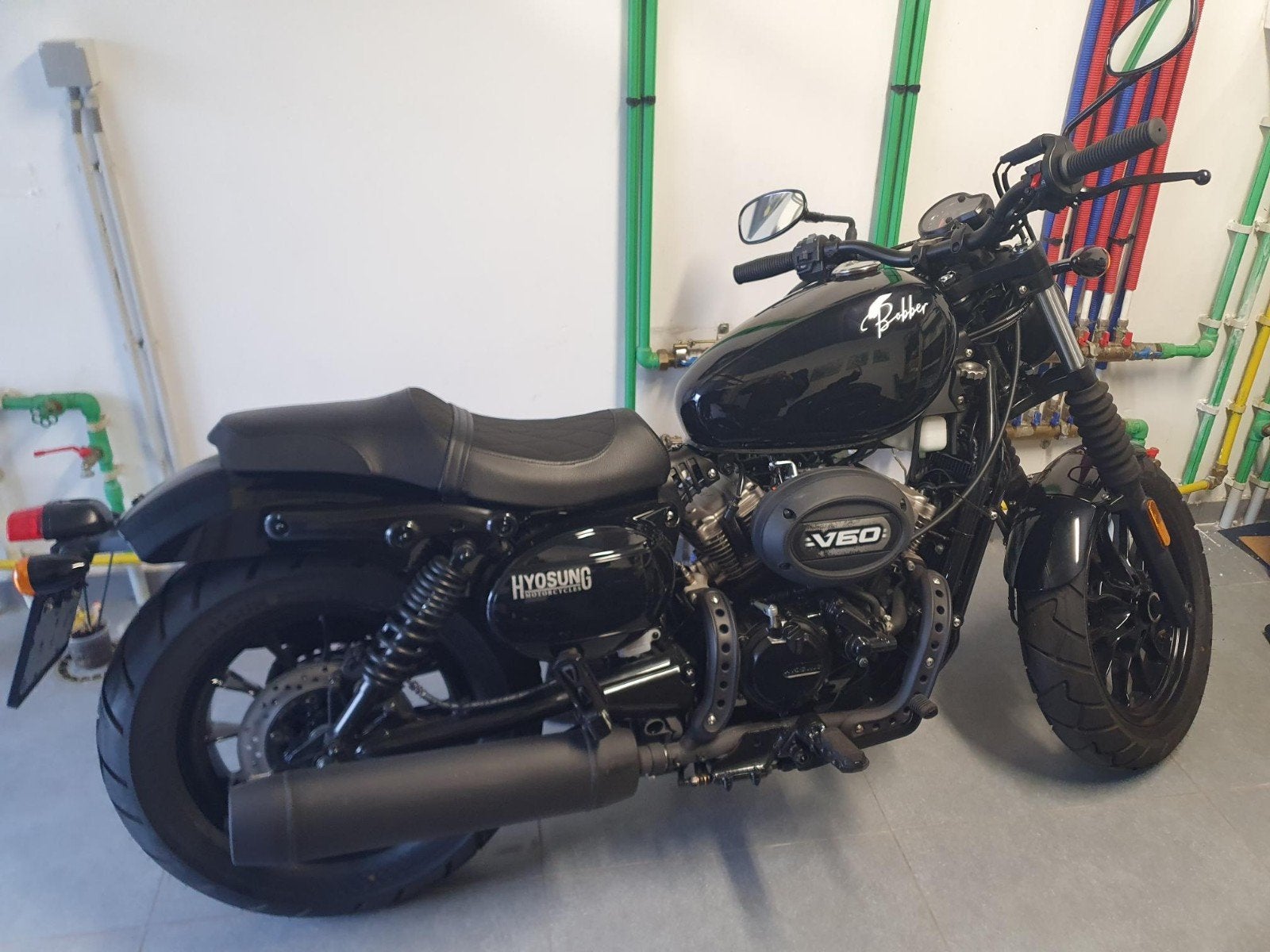 Hyosung Aquila bobber 125 cm3, Motos, Particulier, Occasion