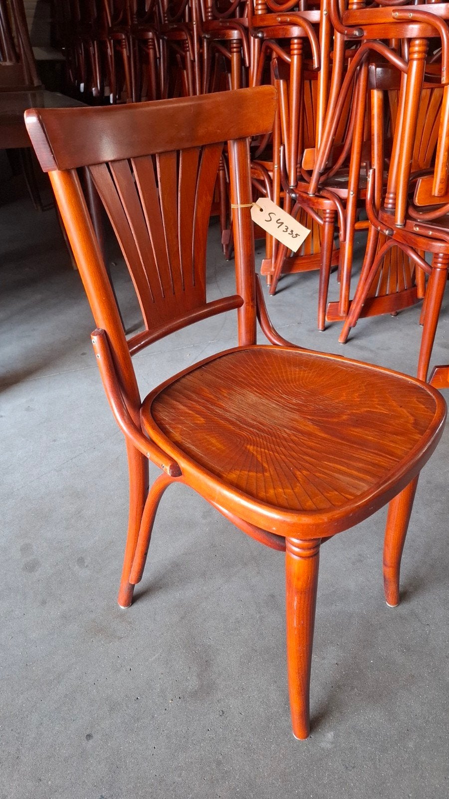 0 thonet cafe bistro HUTTEN stoelen bentwood + relief zit, Enlèvement ou Envoi, Brun, Bois
