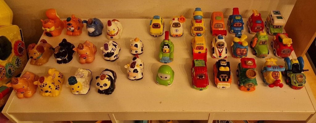 Toet toet auto's, Kinderen en Baby's, Ophalen, Gebruikt, 6 maanden tot 2 jaar