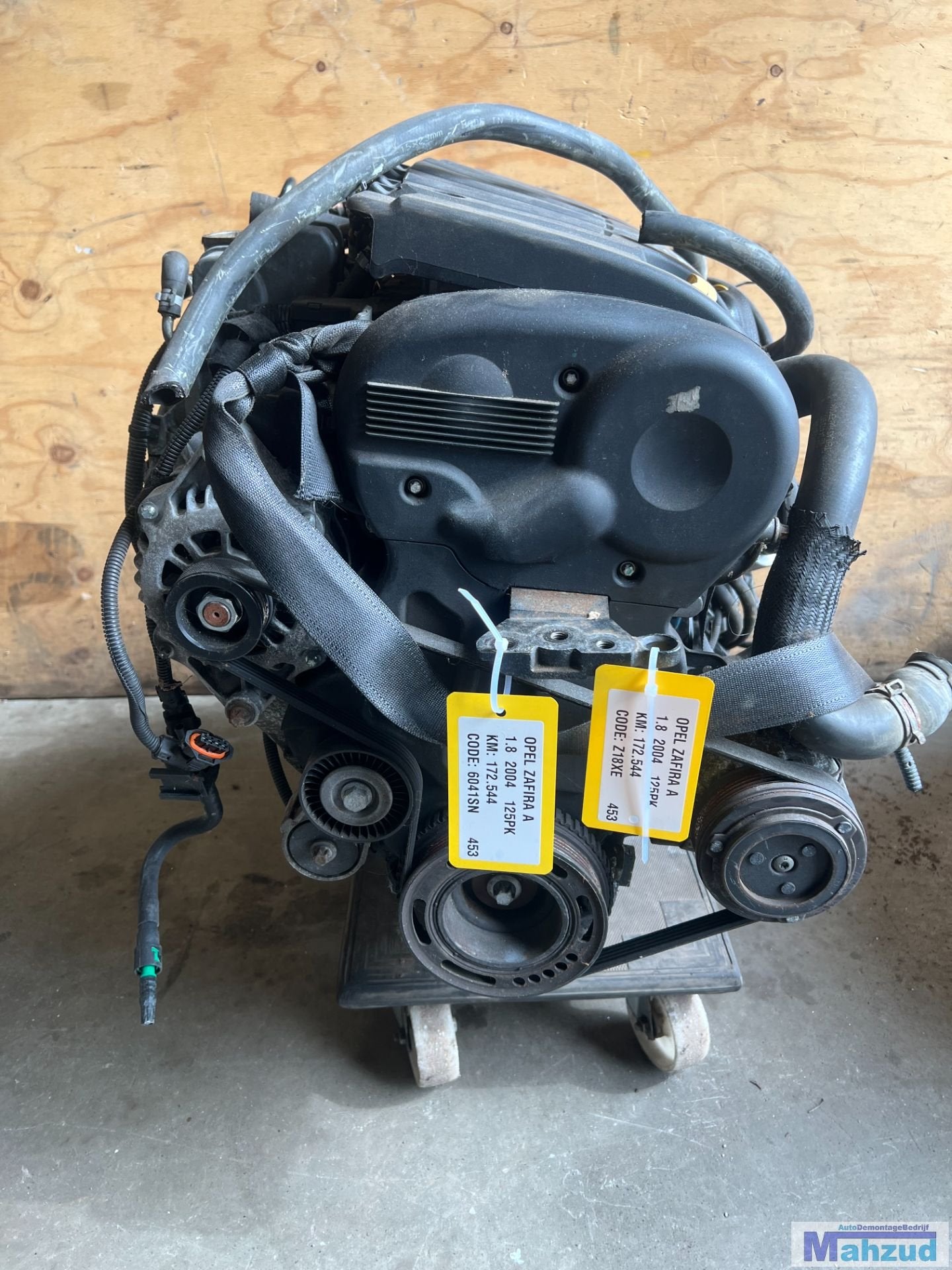 OPEL ZAFIRA A 1.8 16V Motorblok motor Z18XE, Gebruikt, Opel Automobile GmbH, Kontakt@opel-infoservice.de, Opel