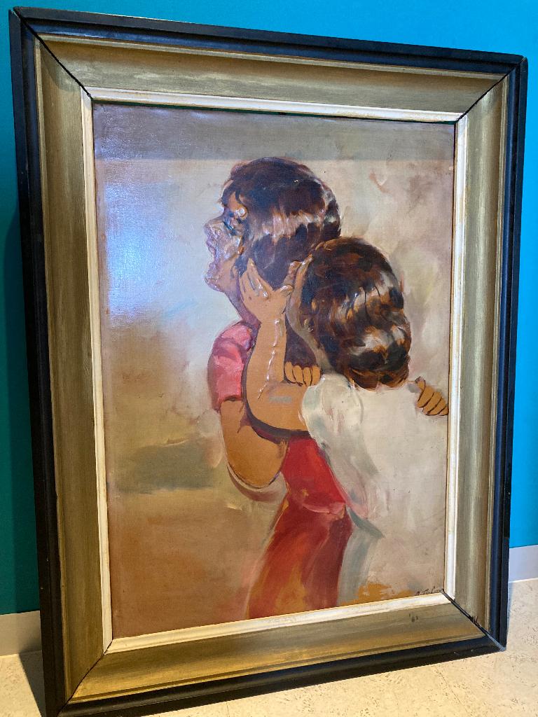 Schilderij André Tahon, Antiek en Kunst, Ophalen