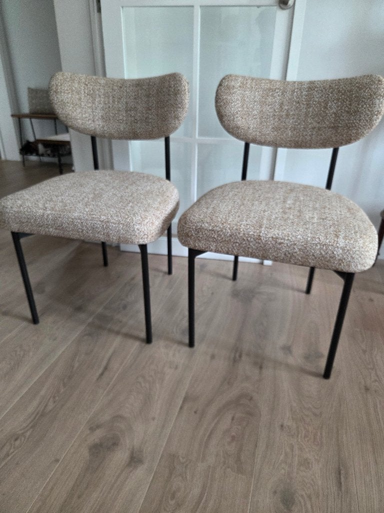 2 magnifiques chaises neuves, Maison & Meubles, Neuf, Deux, Enlèvement, Métal
