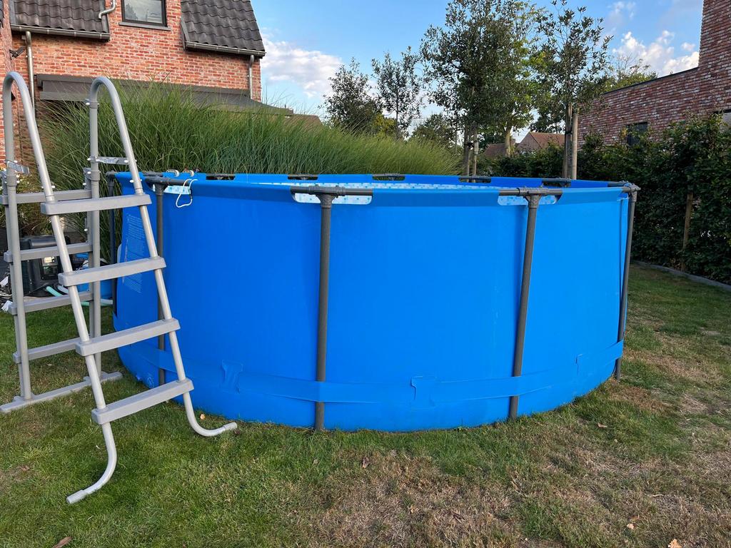 Zwembad Bestway (3,66 x 1,22), Jardin & Terrasse, Piscines, Utilisé, Piscines hors sol, 120 cm ou plus, 200 à 400 cm, 300 cm ou plus