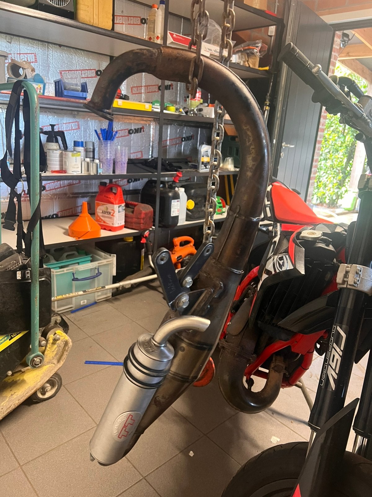 Leovince Tt, Fietsen en Brommers, Brommers | Tuning en Styling, Ophalen, Zo goed als nieuw