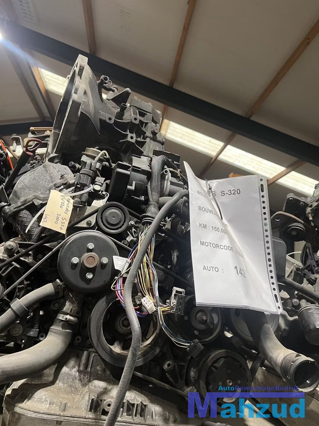 MERCEDES S KLASSE W220 3.2 S320 Motorblok motor 112944, Gebruikt, Mercedes-Benz AG, Mercedes-Benz, Mercedesstrasse 120
70372  Stuttgart, DE