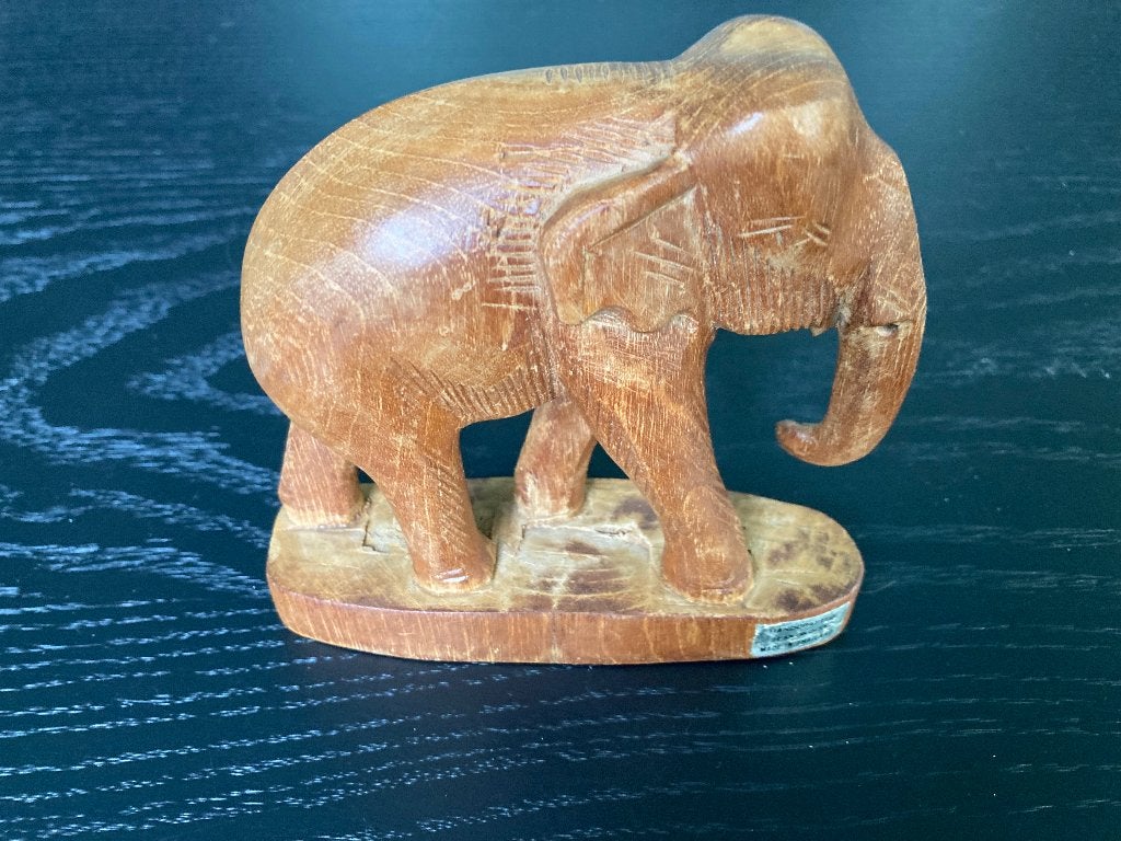 Olifant hout teak, Ophalen of Verzenden, Hout