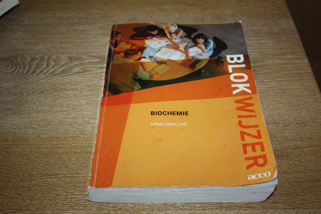 Boek: blokwijzer biochemie, Johan van Lint, Boeken, Ophalen of Verzenden, Gelezen, Hoger Onderwijs, Johan Van Lint