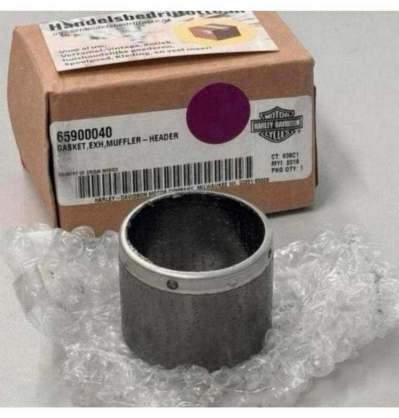 Silencieux Harley Davidson 65900040 JOINT SILENCIEUX HEADER, Motos, Enlèvement ou Envoi, Neuf