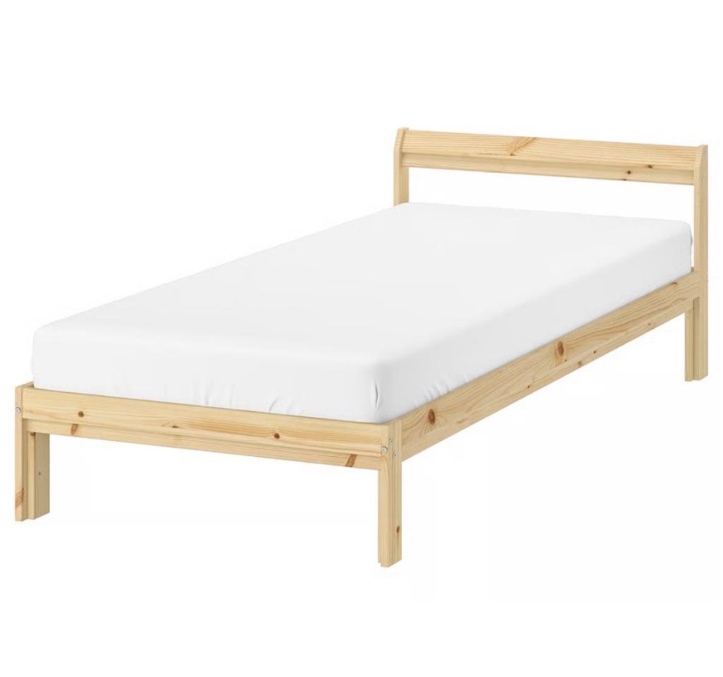 Bedframe Ikea Neiden, 90 cm, Enlèvement, 200 cm, Bois