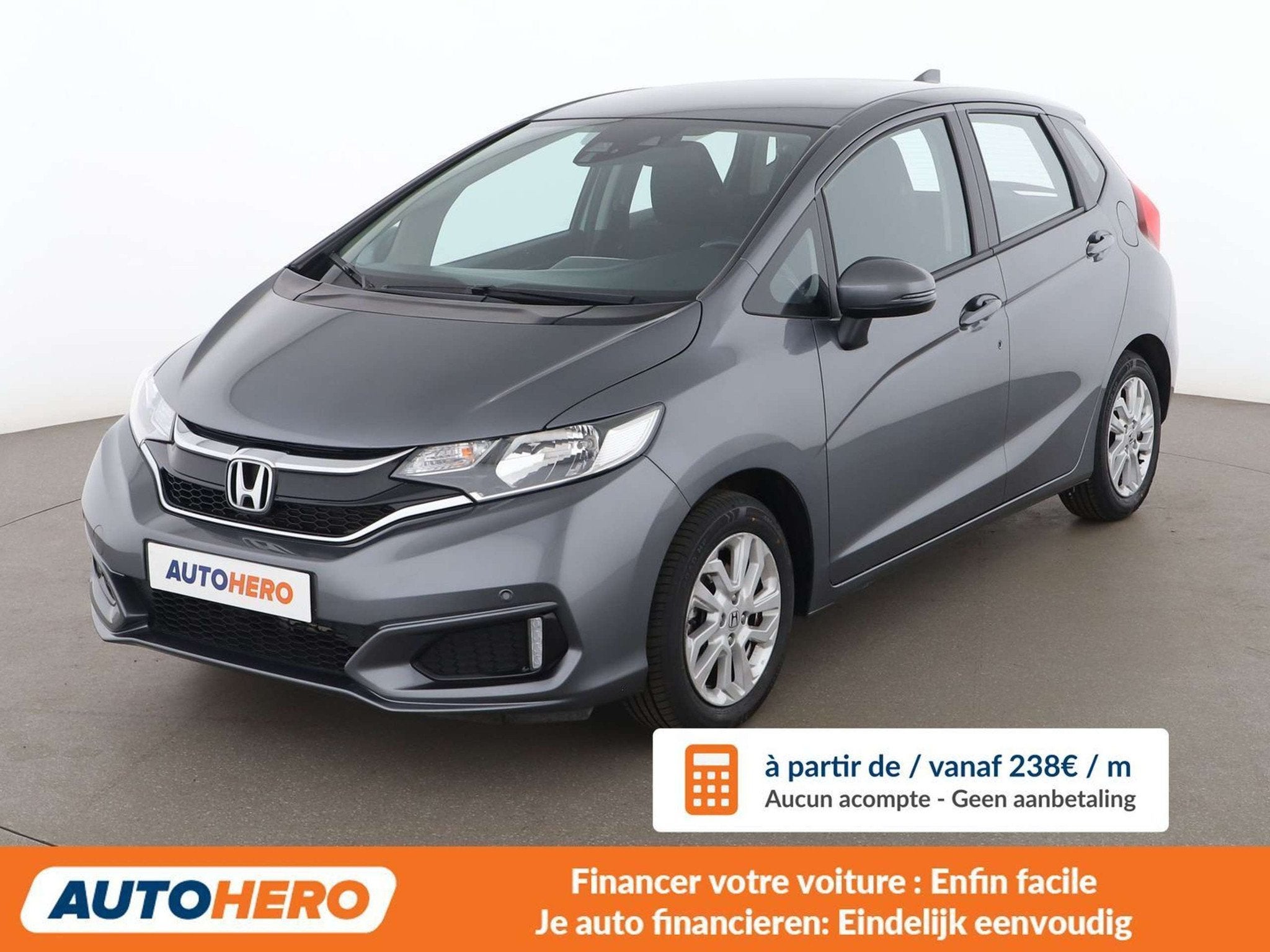 Honda Jazz 1.3 i-VTEC Comfort (bj 2018), Auto's, Voorwielaandrijving, Stof, Gebruikt, Zwart