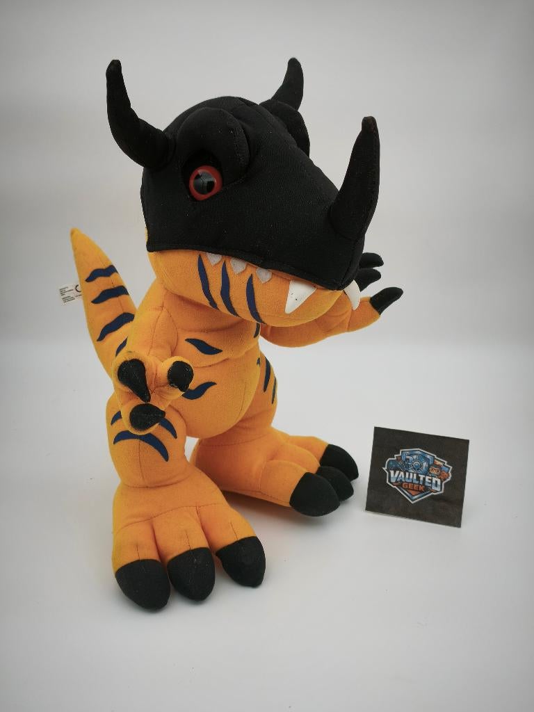 Digimon Greymon Pluche Bandai 1999 Vintage, Enlèvement ou Envoi, Utilisé