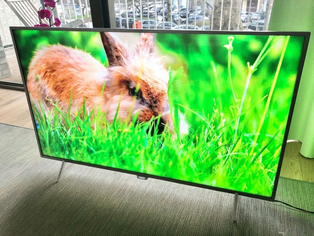 55 inch Philips 4K Smart tv met Annilight!, Audio, Tv en Foto, Televisies, Ophalen, Philips, 100 cm of meer, 4k (UHD)