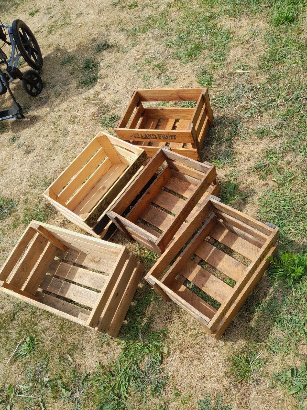5 houten bakken, Ophalen of Verzenden