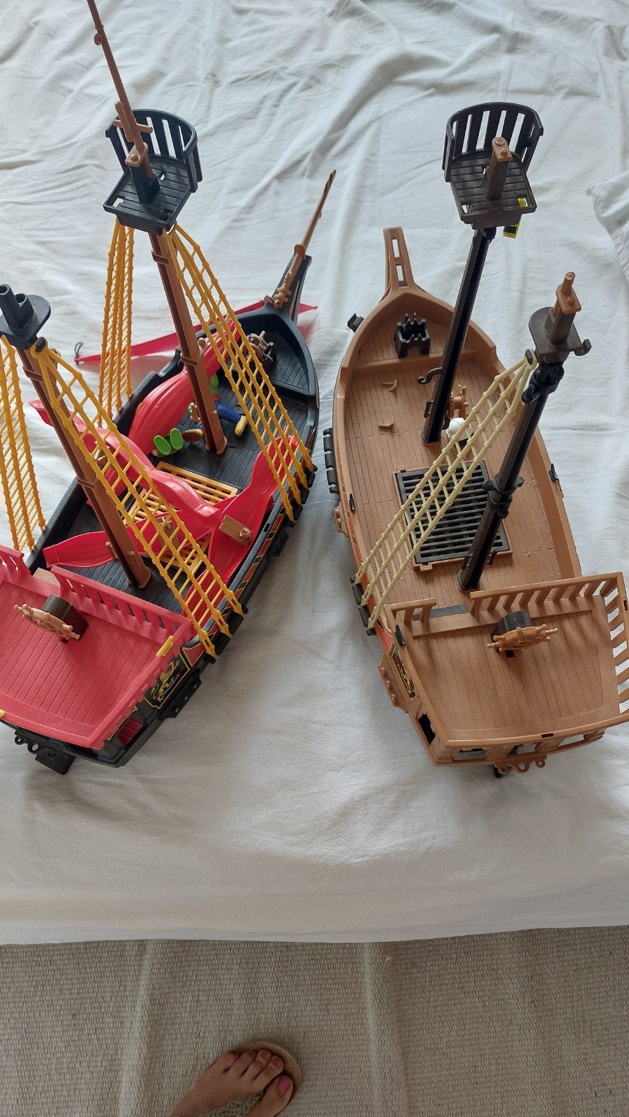 piratenboot, Ophalen