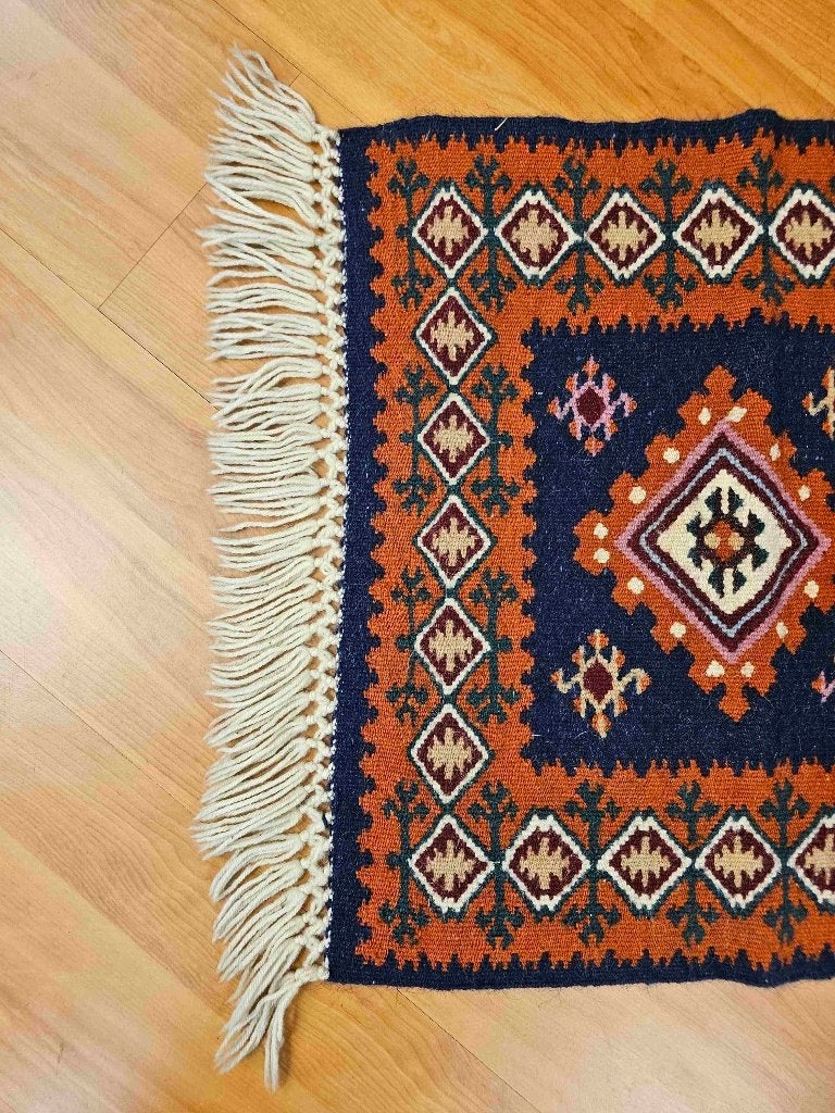 Kelim kleed  50/50 cm, Huis en Inrichting, Ophalen of Verzenden, Gebruikt, Meerkleurig, Overige stijlen