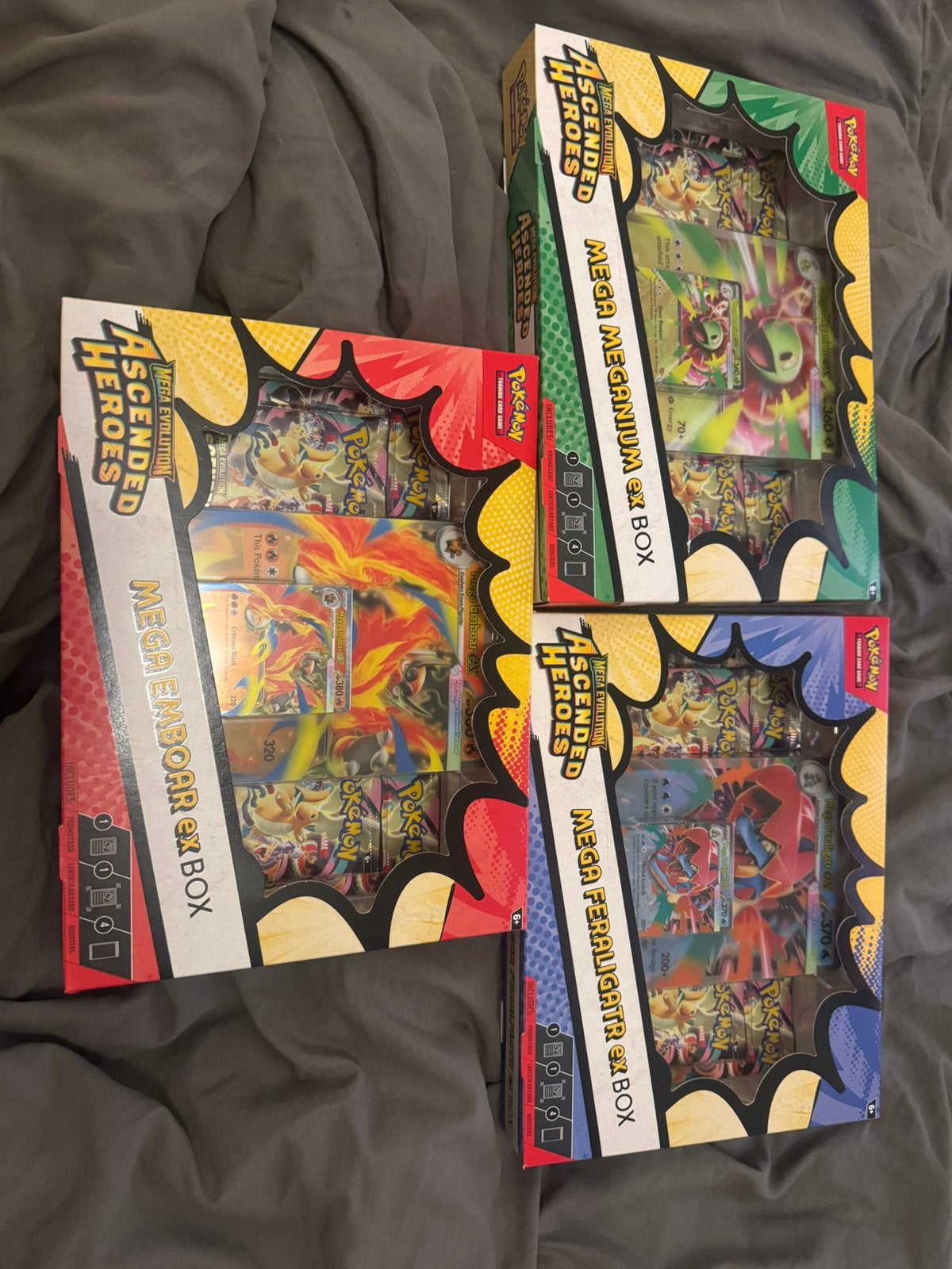 Pokemon ascended heroes 3x ex box, Ophalen, Zo goed als nieuw
