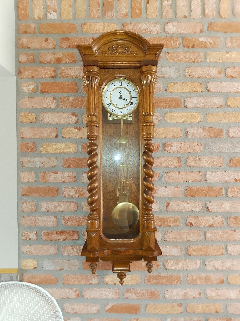 Ancienne et grande horloge murale (120 cm), Antiek en Kunst, Antiek | Klokken, Ophalen