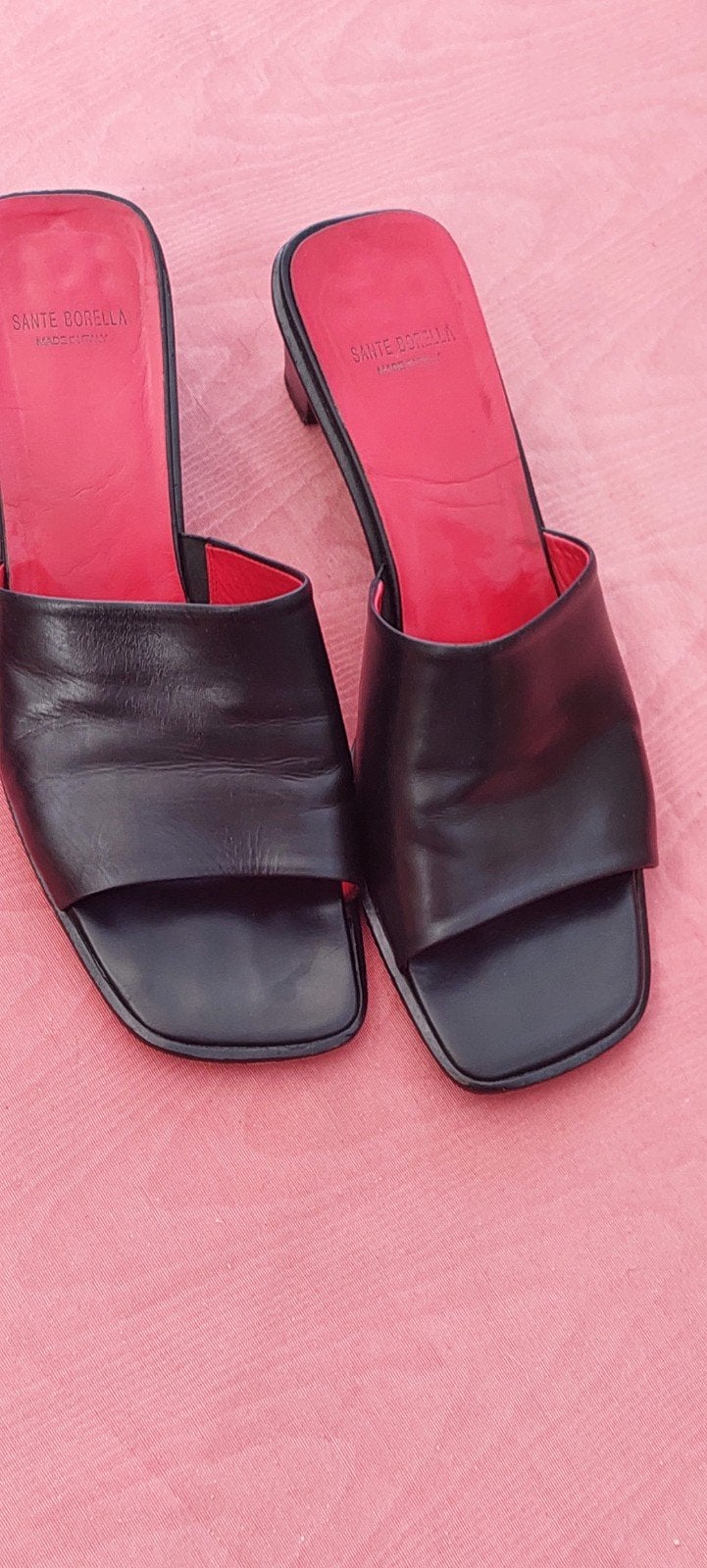 sandalen maat 42 sante borella, Kleding | Dames, Schoenen, Sante borella, Zwart, Zo goed als nieuw, Sandalen of Muiltjes