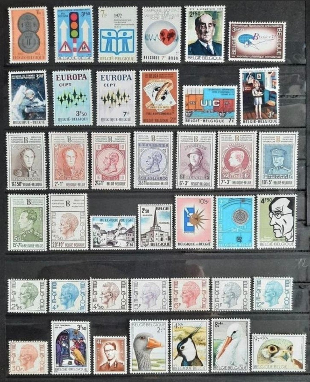 België: OBP 1616/59 ** Volledig jaar 1972, Ophalen of Verzenden