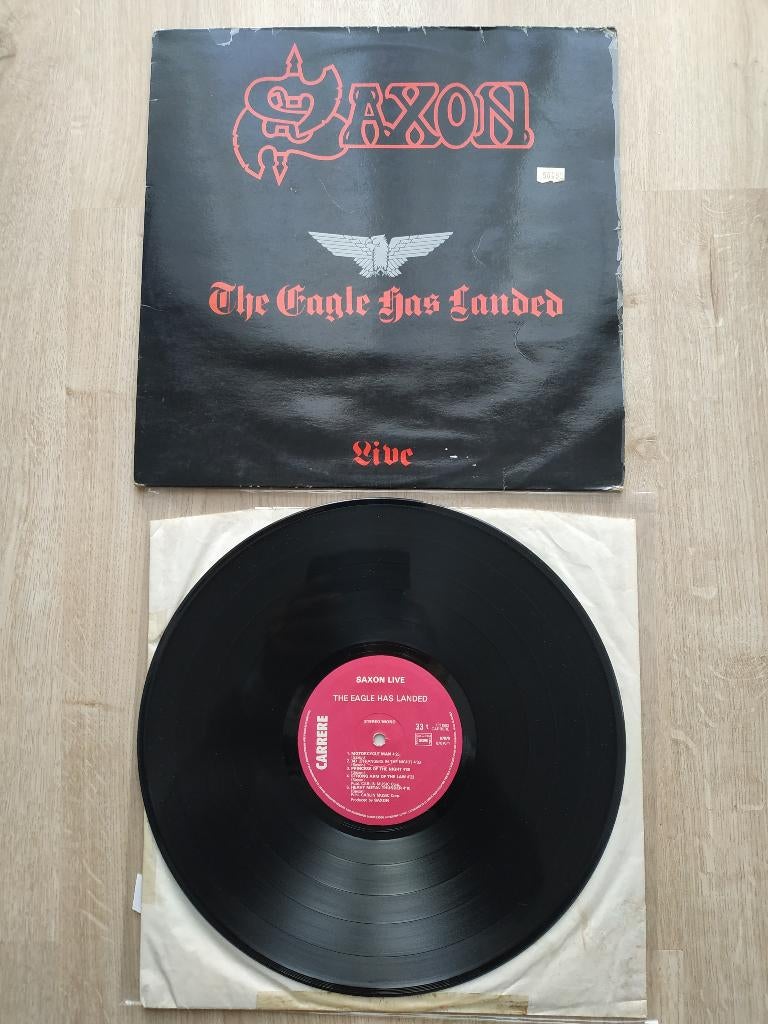 SAXON THE EAGLES IS GELAND OP LP, Cd's en Dvd's, Ophalen of Verzenden