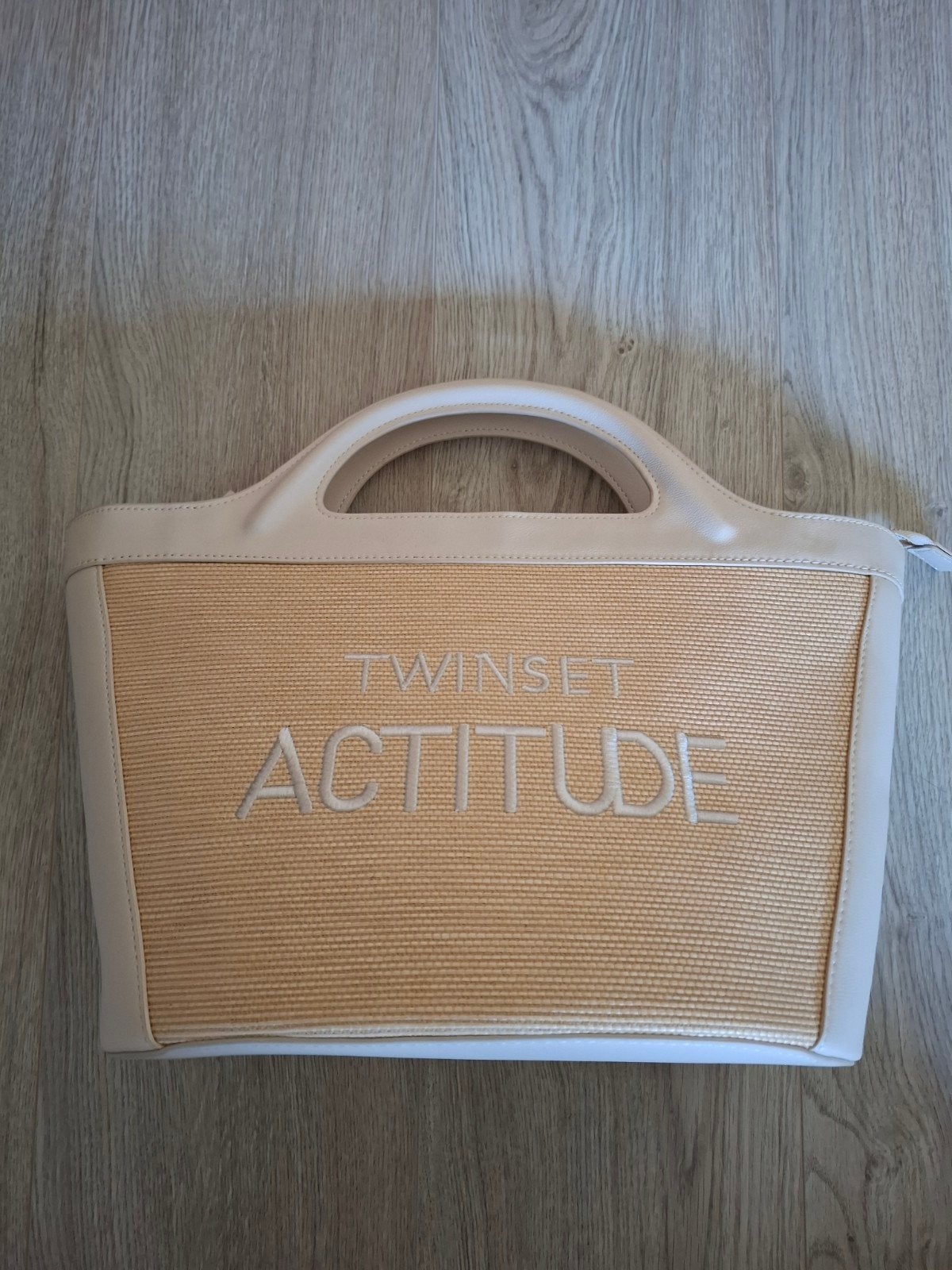 Handtas Twinset, Handtassen en Accessoires, Tassen | Damestassen, Ophalen, Zo goed als nieuw, Beige, Handtas