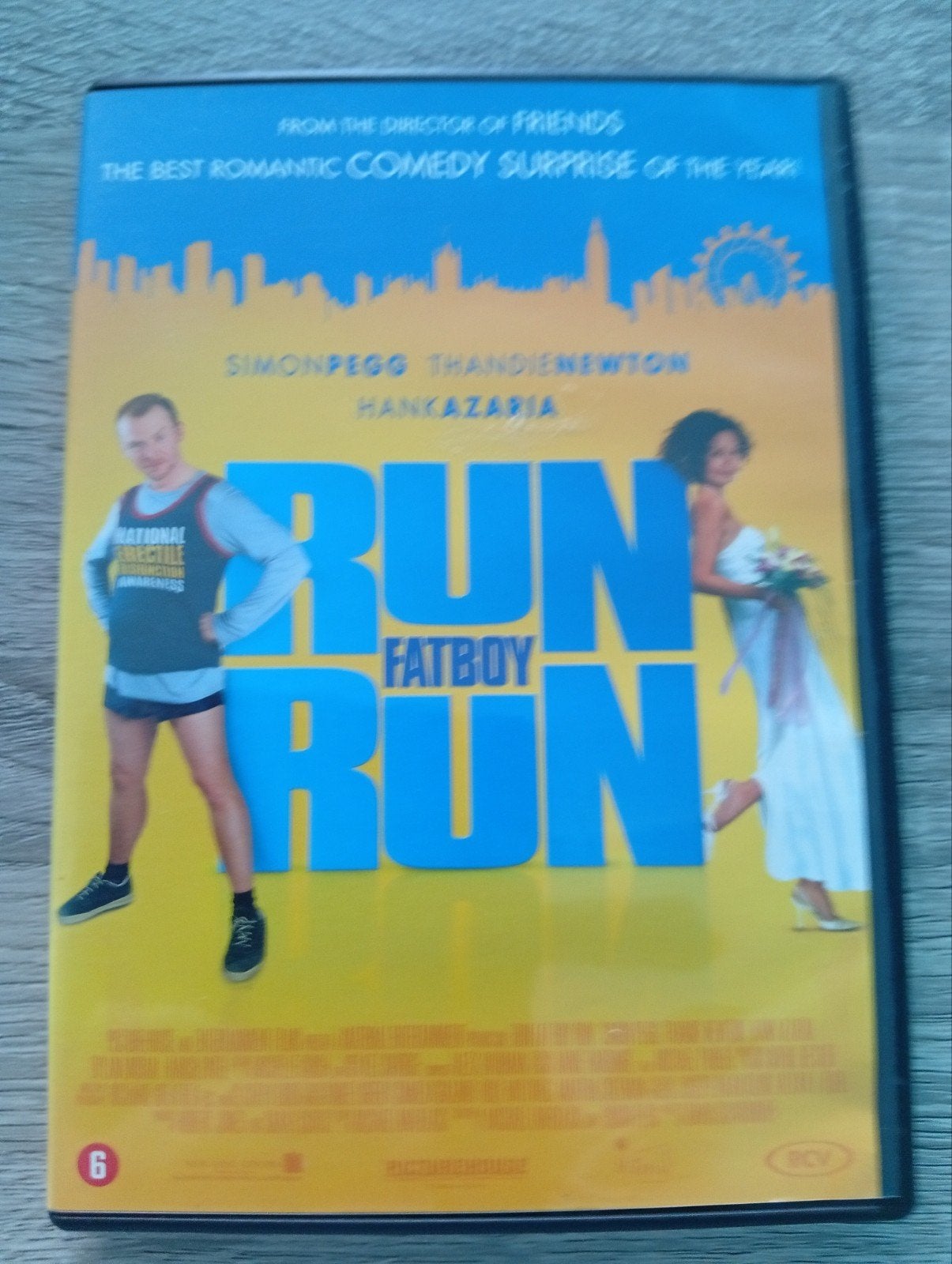 run Fatboy run komedie dvd Simon pegg, Engels, Nederlands, Romantische komedie, Breedbeeld
