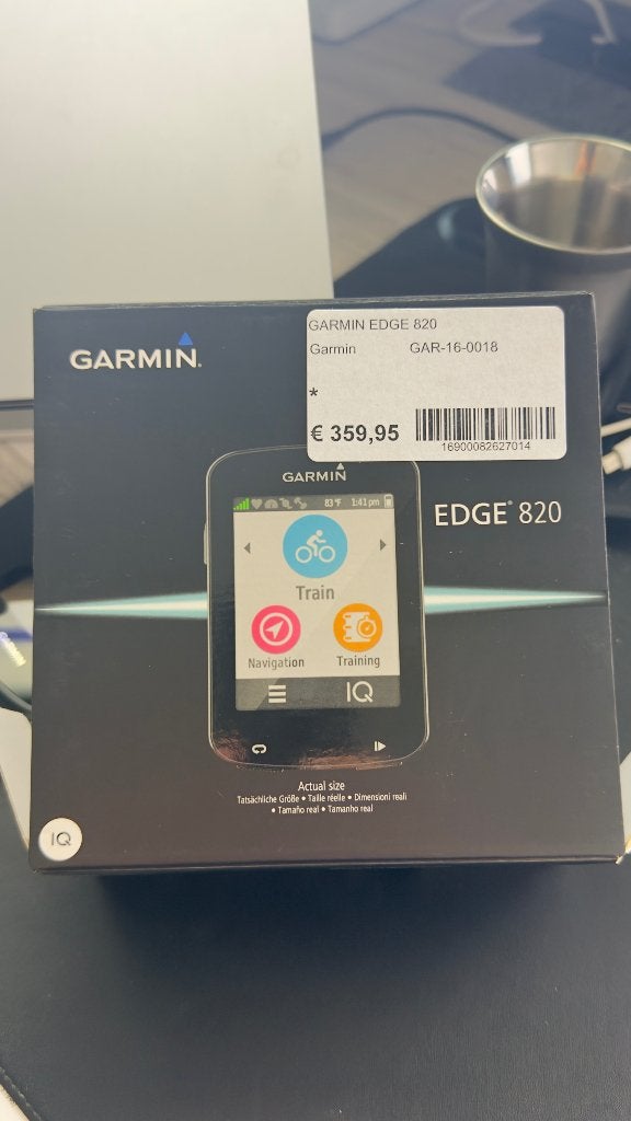 Garmin Edge 820, Fietsen en Brommers, Ophalen of Verzenden, Draadloos, Zo goed als nieuw