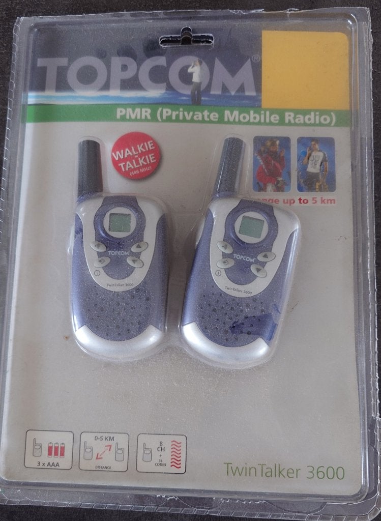 Walkie Talkie TOPCOM TWINTALKER 3600 *NOUVEAU*, Télécoms, Talkies-walkies & Walkies-talkies, Enlèvement ou Envoi, Neuf, 2 à 5 km