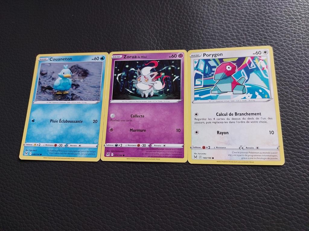 3 cartes Pokémon / Origine perdue A DONNER, Enlèvement ou Envoi, Neuf, Plusieurs cartes