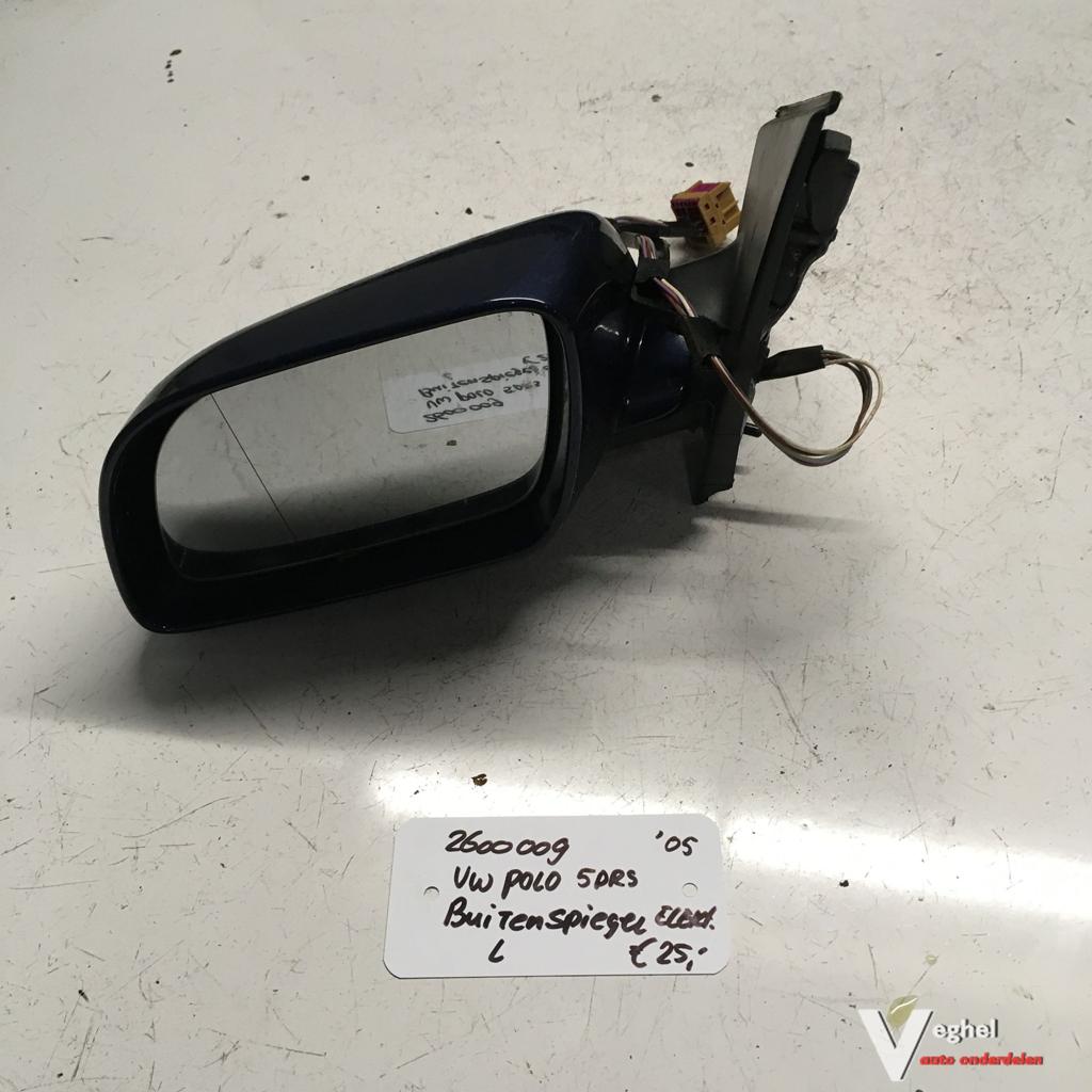 Vw Polo 1.4 16v 2005  5drs   2600009   Elektr Buitenspiegel, Gebruikt, -, -, Ophalen of Verzenden