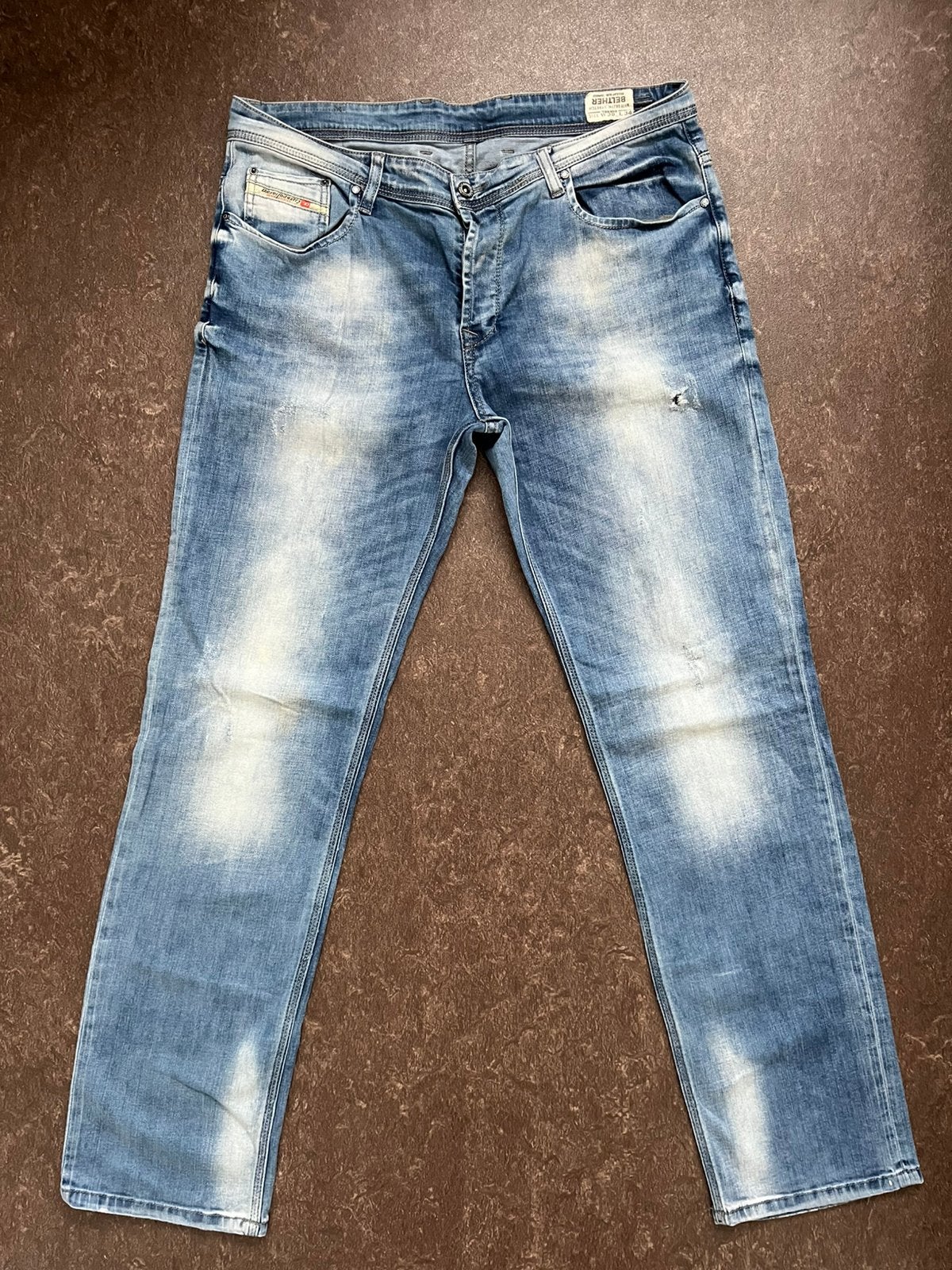 Pantalon en jean Diesel BELTHER W38 L34 Z.G.A.N, Enlèvement ou Envoi, Comme neuf, Autres couleurs, W36 - W38 (confection 52/54)