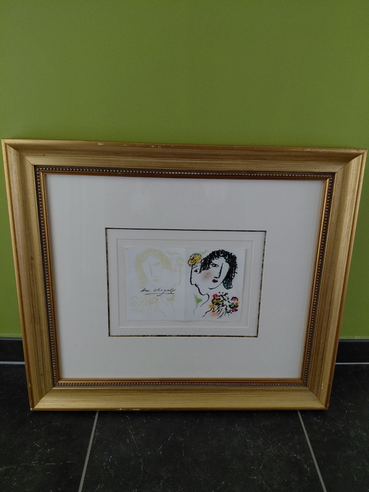 orginele litho Marc Chagall, Enlèvement