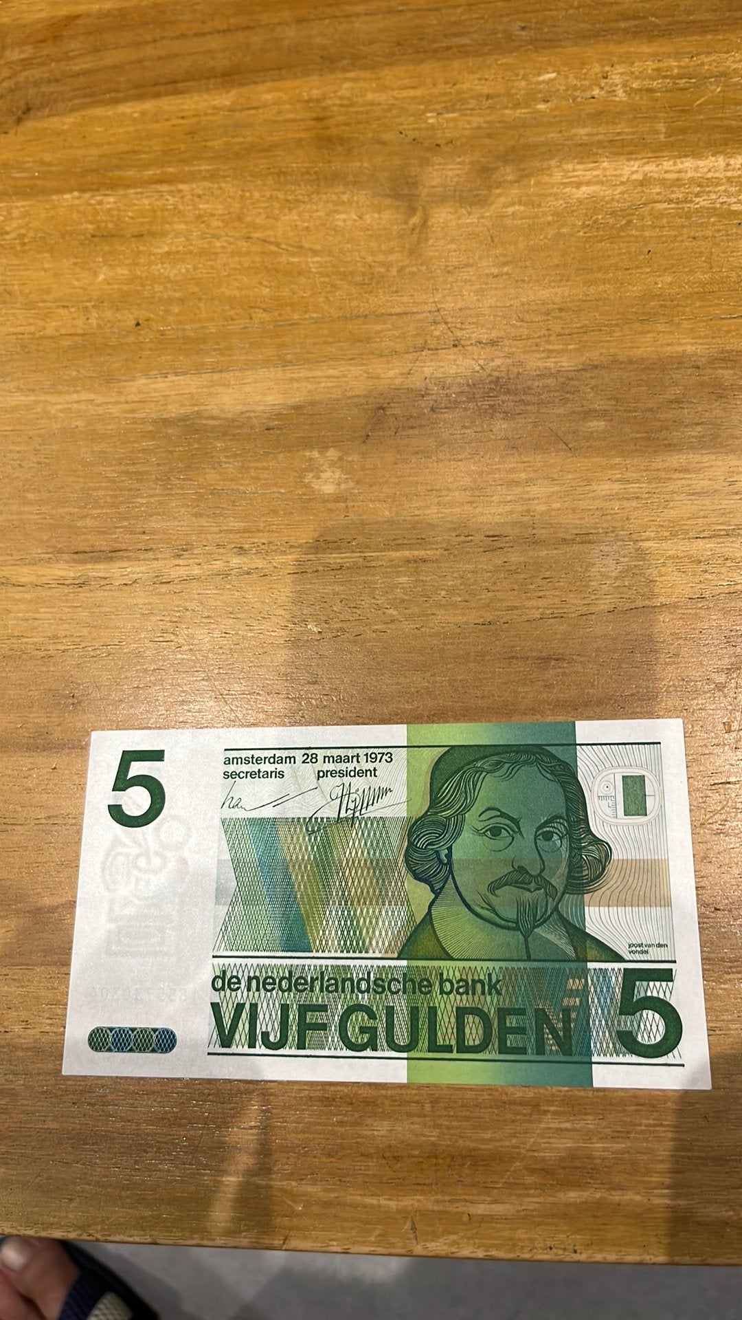 5 Gulden Amsterdam 28 mars 1973 unc, Enlèvement ou Envoi