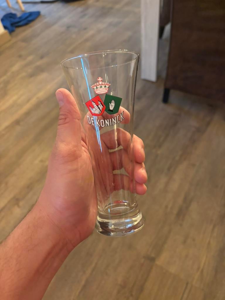 Bierglas retro De Koninck, Verzamelen, Ophalen of Verzenden, Zo goed als nieuw, Bierglas